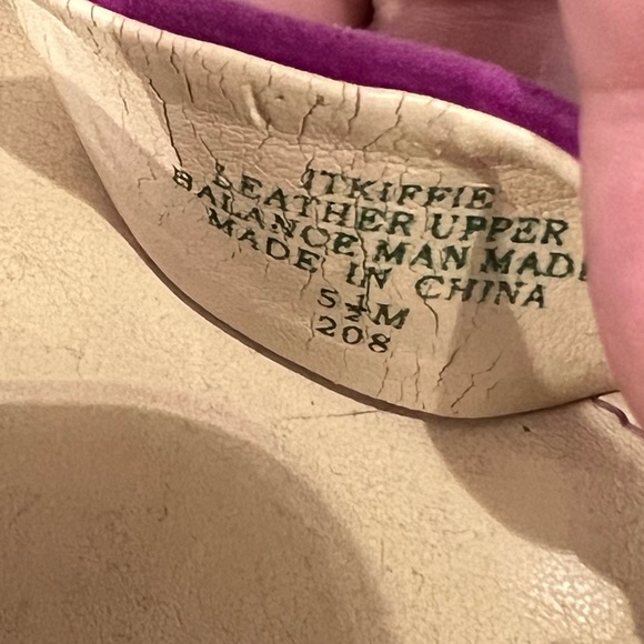 Ivanka Trump Kiffie Fuchsia Ankle Wrap Suede Leather Heeled Sandals Size 5.5 - Picture 5 of 9